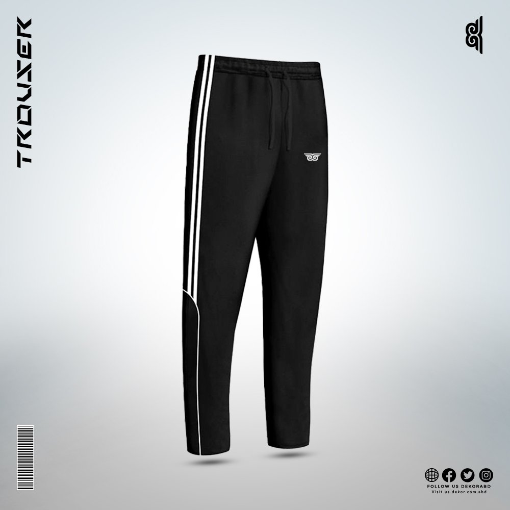 Buy Mens Qualityful Sports Trouser Price in BD - Black online at Dekora Sportswear Shop – Best price, fast delivery.