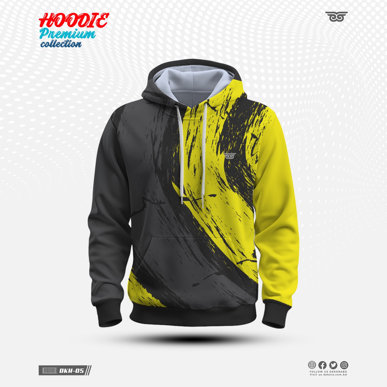 Buy Mens Premium Embroidery Caps for Men-Yellow online at Dekora Sportswear Shop – Best price, fast delivery.