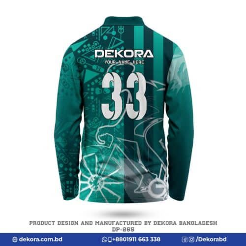 Design Latest Custom Polo Team Jerseys DP-265 - Dekora BD - Image 2