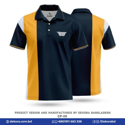 Buy Premium Design Corporate Office Polo Shirt Logo-CP-09 online at Dekora BD – Best price, fast delivery.