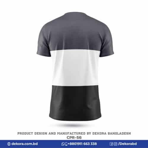 Buy Breathable Fabrics Round Neck Office Tshirt with Logo-CPR-56 online at Dekora BD – Best price, fast delivery.
