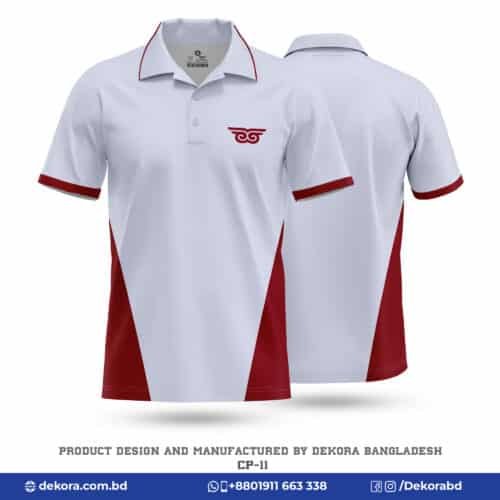 Buy Premium Design Custom Official T Shirt with Logo-CP-11 online at Dekora BD – Best price, fast delivery.