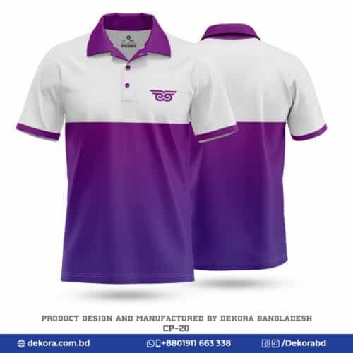 Buy Premium Design Corporate Polo T Shirt Embroidery Logo-CP-20 online at Dekora BD – Best price, fast delivery.