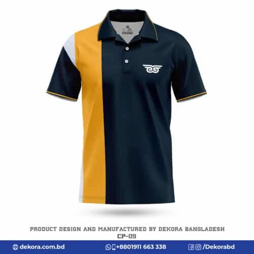 Buy Premium Design Corporate Office Polo Shirt Logo-CP-09 online at Dekora BD – Best price, fast delivery.