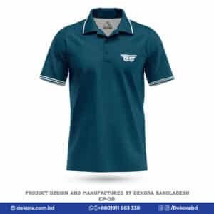 Buy Premium Fabrics Corporate Tshirt Polo Design-CP-30 online at Dekora BD – Best price, fast delivery.