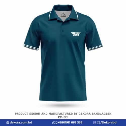 Buy Premium Fabrics Corporate Tshirt Polo Design-CP-30 online at Dekora BD – Best price, fast delivery.