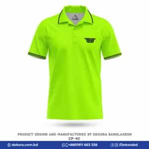 Buy Premium Office Polo T Shirt Logo Printing Clothes-CP-40 online at Dekora BD – Best price, fast delivery.