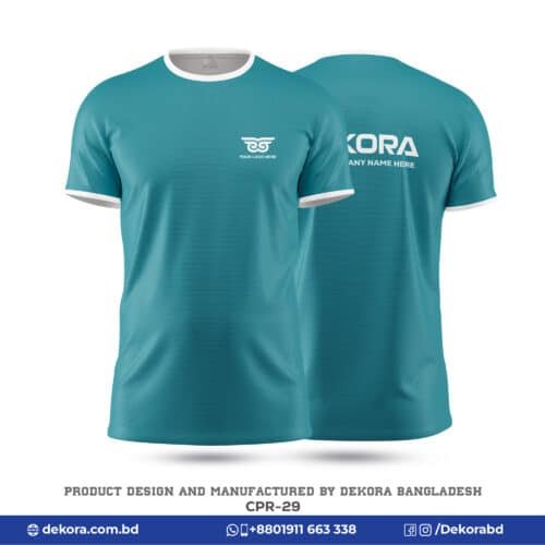 Buy Best Corporate Premium Solid T Shirts with Logo-CPR-29 online at Dekora BD – Best price, fast delivery.