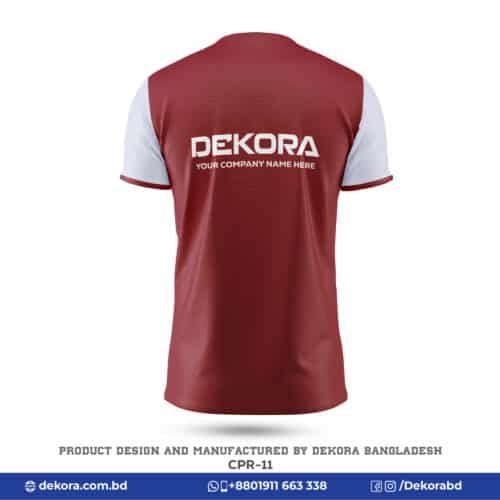 Buy Premium Fabrics Corporate Round Neck T Shirt-CPR-11 online at Dekora BD – Best price, fast delivery.