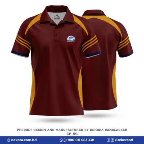 Buy Corporate Premium Design Custom Polo Shirt with Logo-CP-991 online at Dekora BD – Best price, fast delivery.
