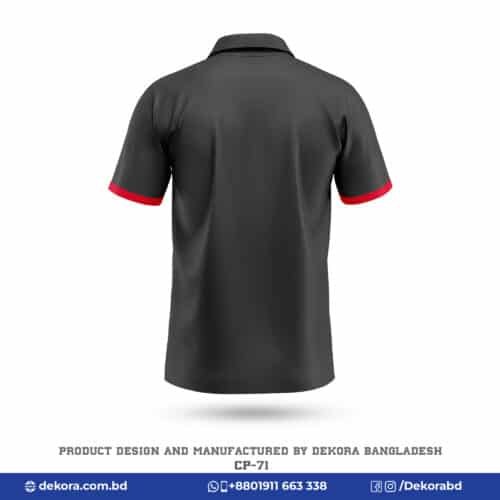 Buy Premium Quality Corporate Ash Polo Shirt with Logo-CP-71 online at Dekora BD – Best price, fast delivery.