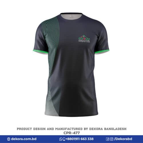 Buy Best Corporate Campaign Navy Blue Tshirt with Logo-CPR-477 online at Dekora BD – Best price, fast delivery.