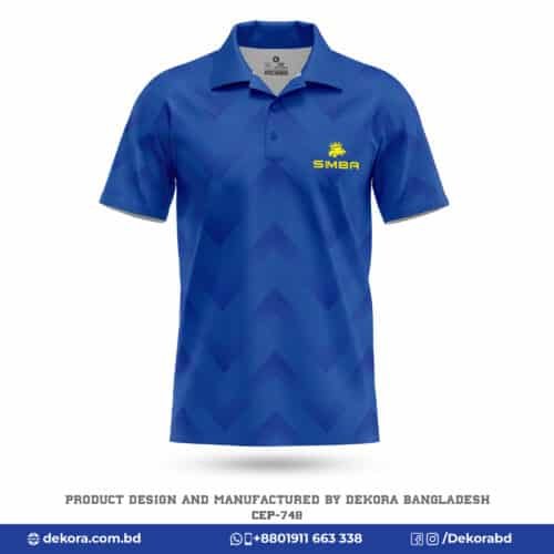 Buy Best Quality Polo Blue Campaign Tshirt with Logo-748 online at Dekora BD – Best price, fast delivery.