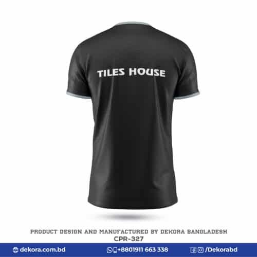 Buy Round Neck Corporate Campaign Black Tshirt-CPR-327 online at Dekora BD – Best price, fast delivery.