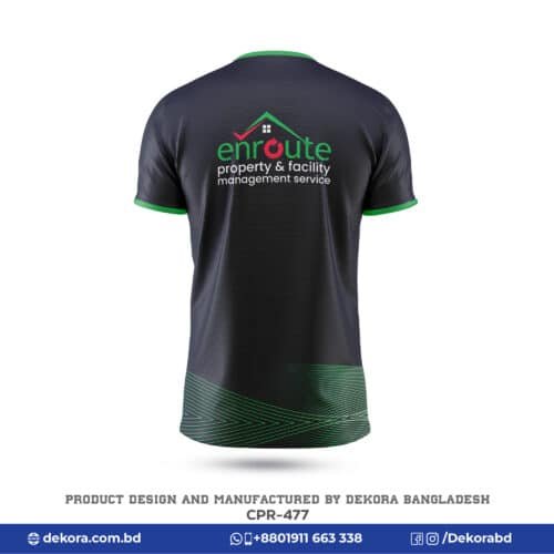 Buy Best Corporate Campaign Navy Blue Tshirt with Logo-CPR-477 online at Dekora BD – Best price, fast delivery.