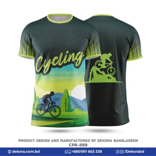 Buy Best Quality Corporate Cycling T-shirt for Event-CPR-269 online at Dekora BD – Best price, fast delivery.