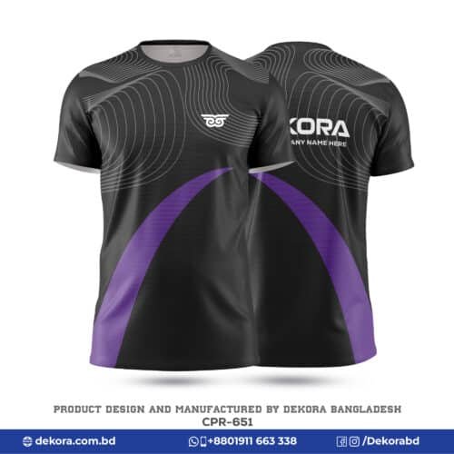 Buy Round Neck Corporate Event Black Tshirt with Logo-CPR-651 online at Dekora BD – Best price, fast delivery.