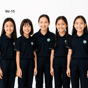 Buy Customized Best Design Sports Girl School Uniform-SU-15 online at Dekora BD – Best price, fast delivery.