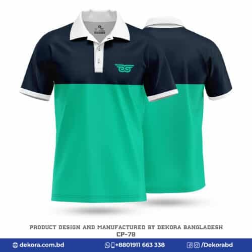Buy Half Sleeve Premium Design Official Polo Shirt-CP-78 online at Dekora BD – Best price, fast delivery.