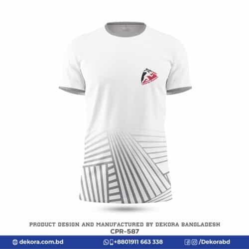 Buy Premium Quality Corporate Custom Event T-shirts-CPR-587 online at Dekora BD – Best price, fast delivery.