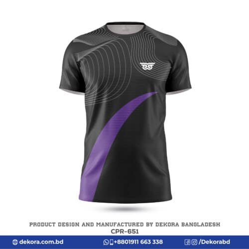 Buy Round Neck Corporate Event Black Tshirt with Logo-CPR-651 online at Dekora BD – Best price, fast delivery.