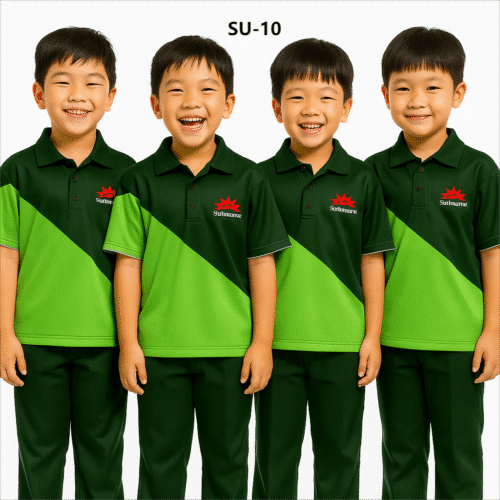 Buy Best Quality Sports School Boy Uniform with Logo-SU-10 online at Dekora BD – Best price, fast delivery.