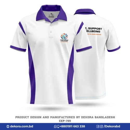 Buy Corporate Event White Polo Tshirt with Logo-CPR-789 online at Dekora BD – Best price, fast delivery.